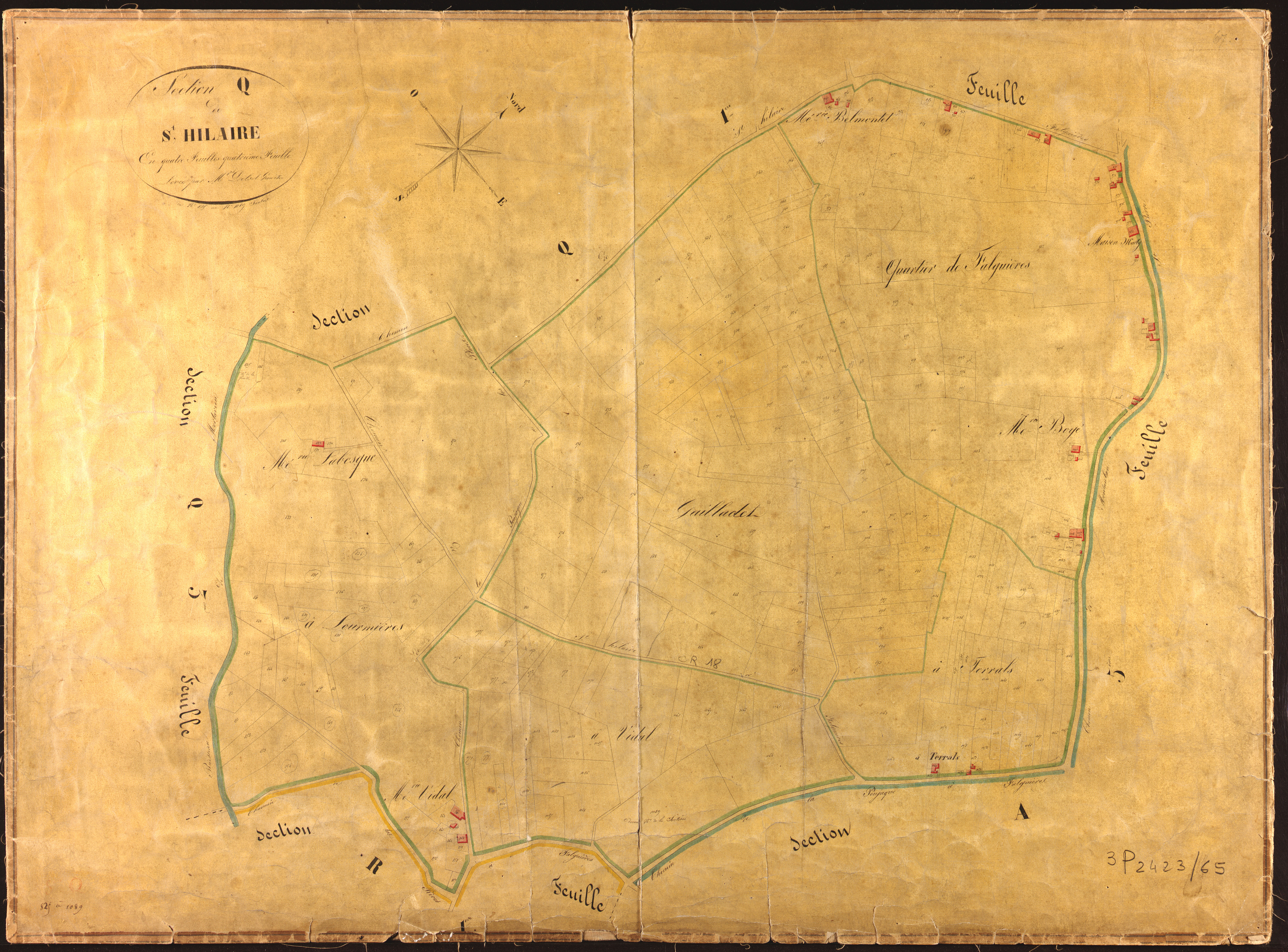 Montauban - Section Q - Saint-Hilaire, 4e feuille