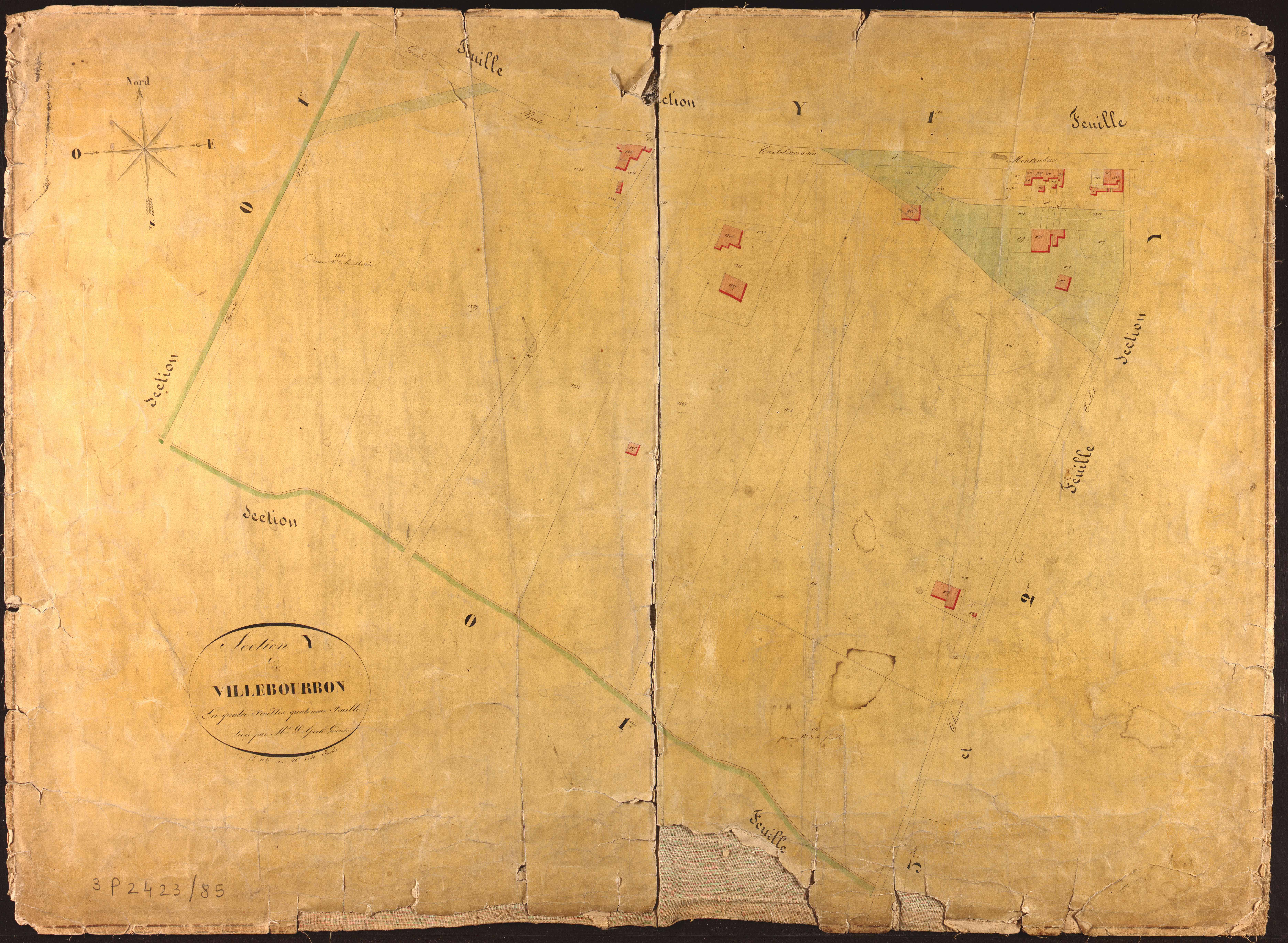 Montauban - Section Y - Villebourbon, 4e feuille