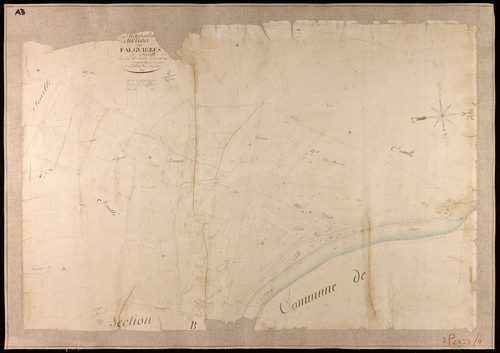 Montauban - Section A - Falguières, 3e feuille