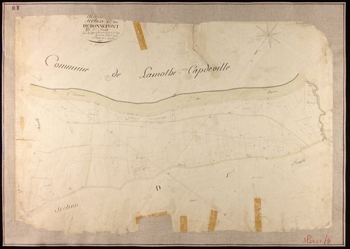 Montauban - Section B - Bonnefont, 3e feuille