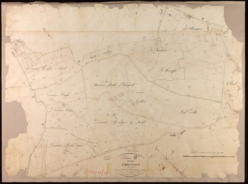 Montauban - Section H - Les Chaussous, 3e feuille