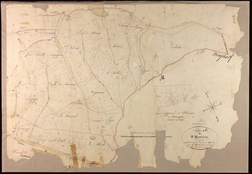 Montauban - Section J - Saint-Martial, 3e feuille