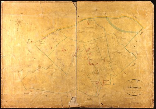 Montauban - Section O - Labastiolle, 1ère feuille