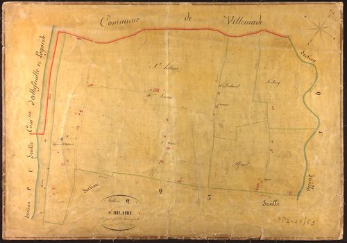 Montauban - Section Q - Saint-Hilaire, 2e feuille