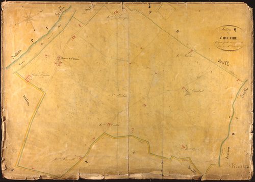 Montauban - Section Q - Saint-Hilaire, 3e feuille