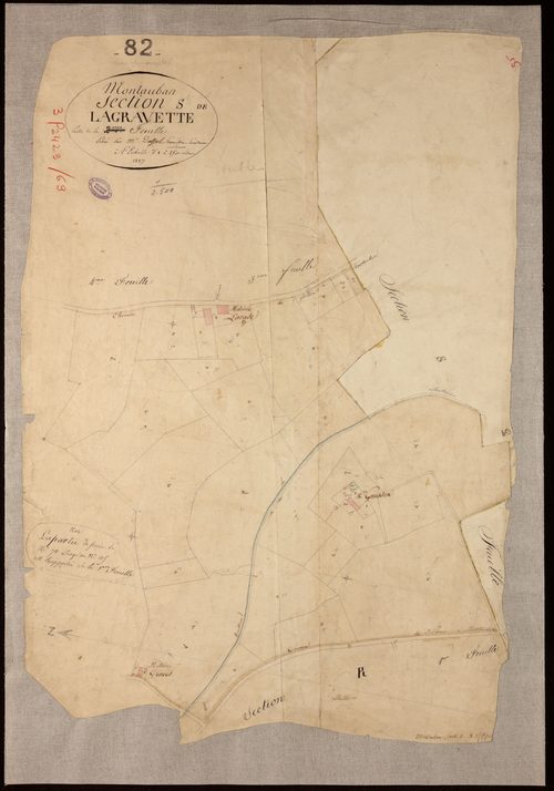 Montauban - Section S - Lagravette, 1ère feuille copie