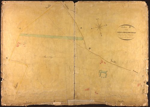 Montauban - Section T - Ville et Villenouvelle, 1ère feuille