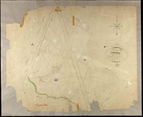 Montauban - Section V - Les Faubourgs Lacapelle et Moustier, 1ère feuille
