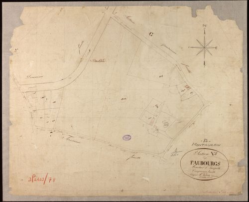 Montauban - Section V - Les Faubourgs Lacapelle et Moustier, 5e feuille
