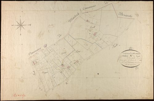 Montbartier - Section A - Les Braguets, 1ère feuille