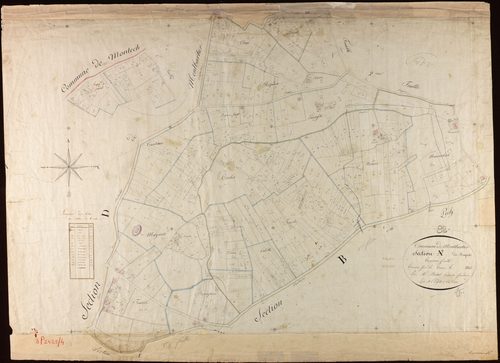 Montbartier - Section A - Les Braguets, 3e feuille