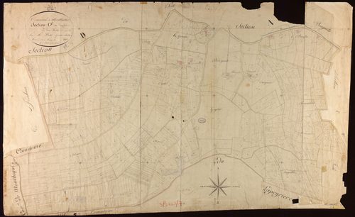 Montbartier - Section C - Les Cadès, 1ère feuille