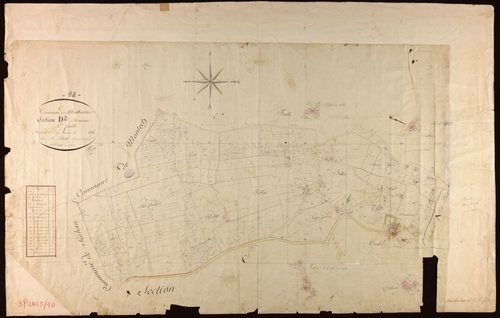 Montbartier - Section D - Montbartier, 2e feuille