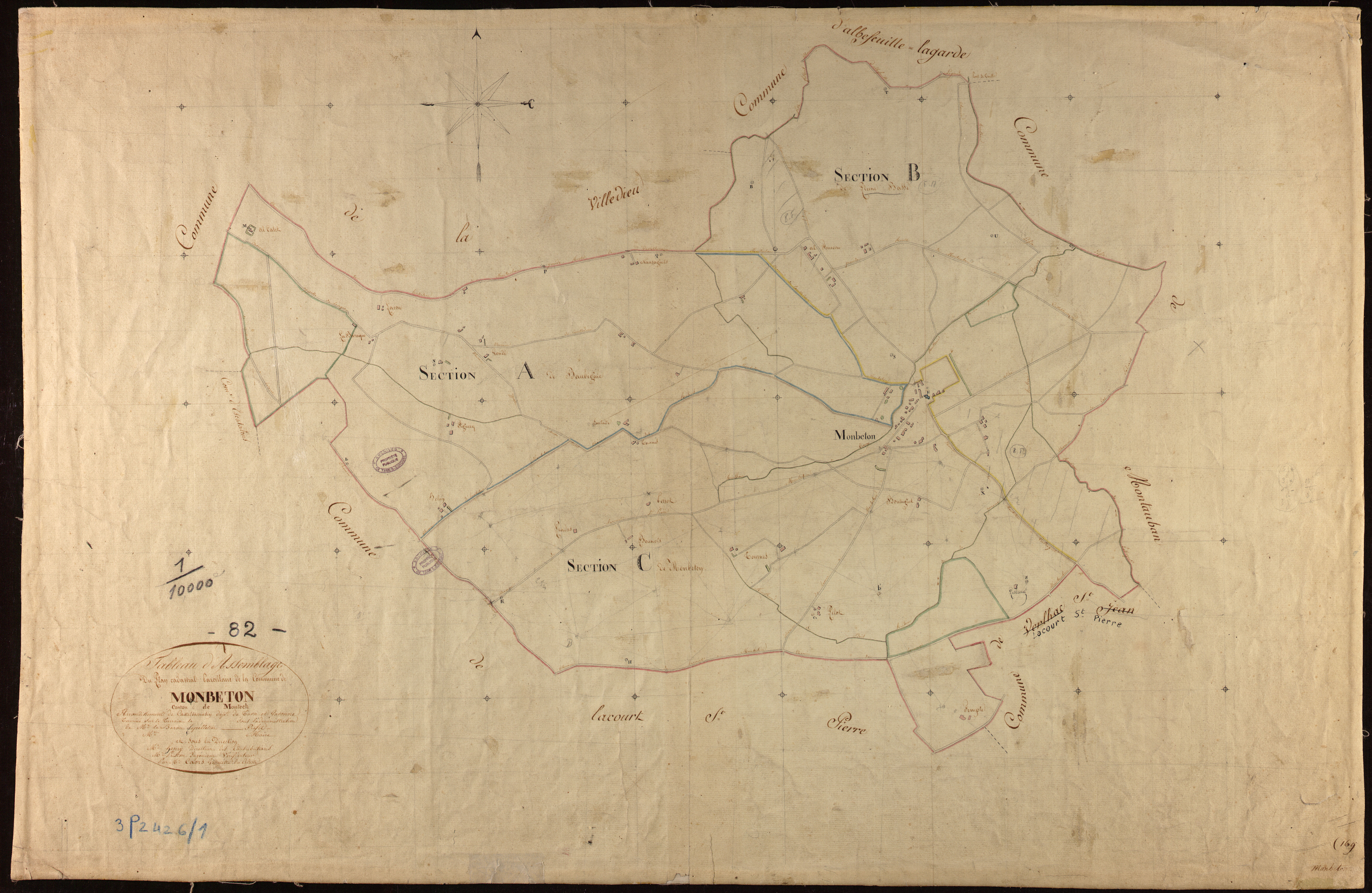 Montbeton - Tableau d'assemblage