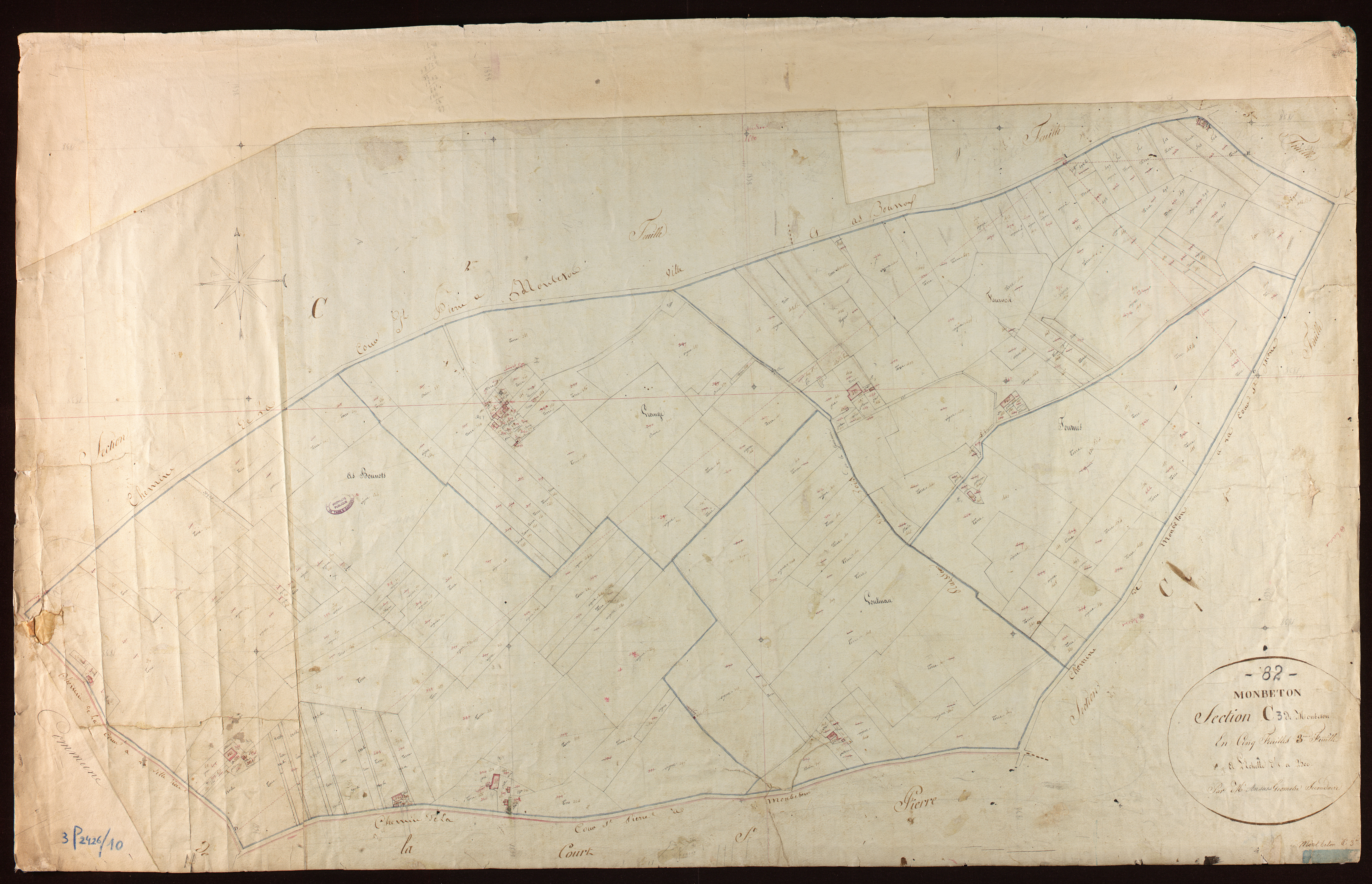 Montbeton - Section C - Montbeton, 3e feuille