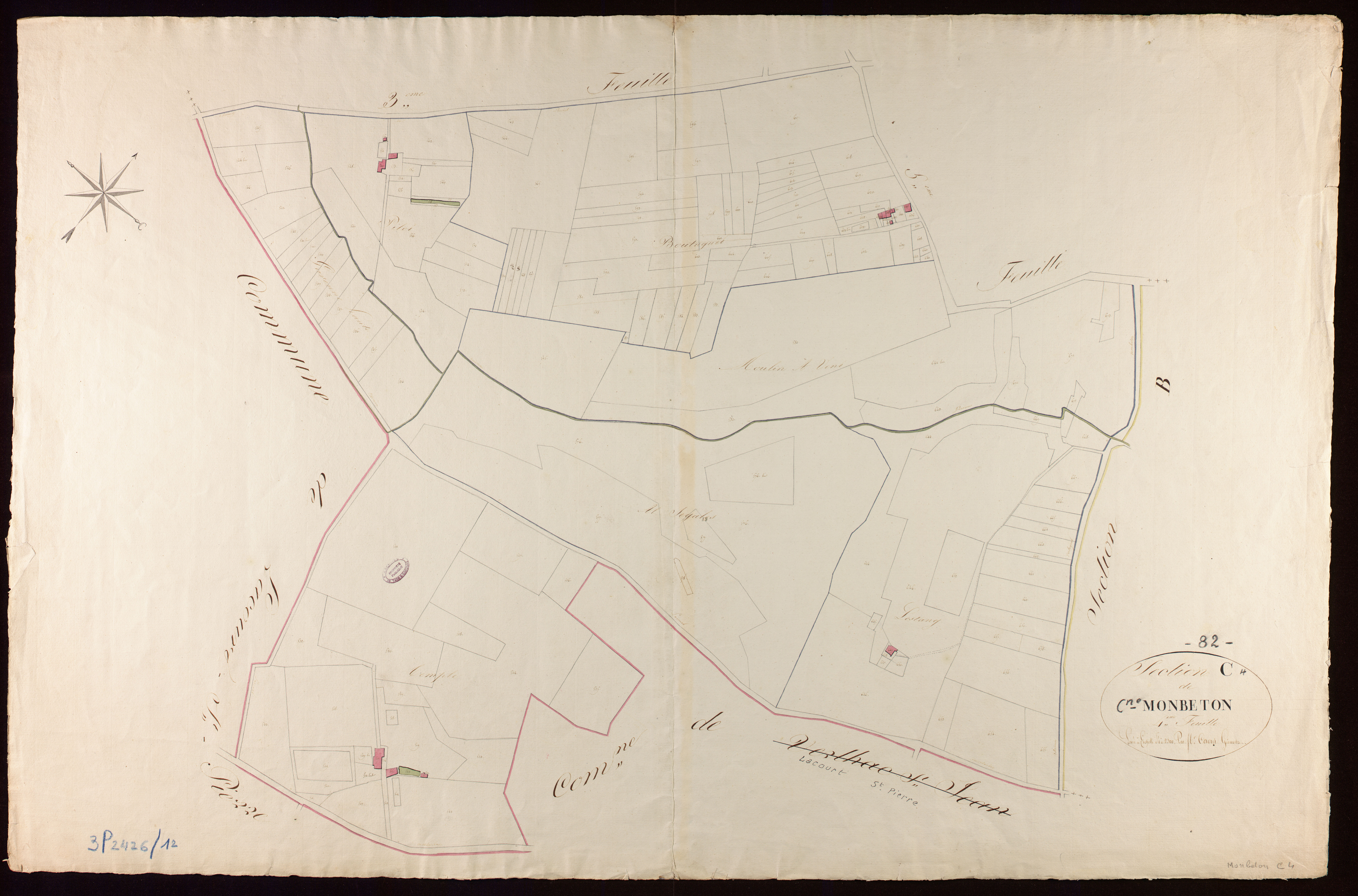 Montbeton - Section C - Montbeton, 4e feuille copie