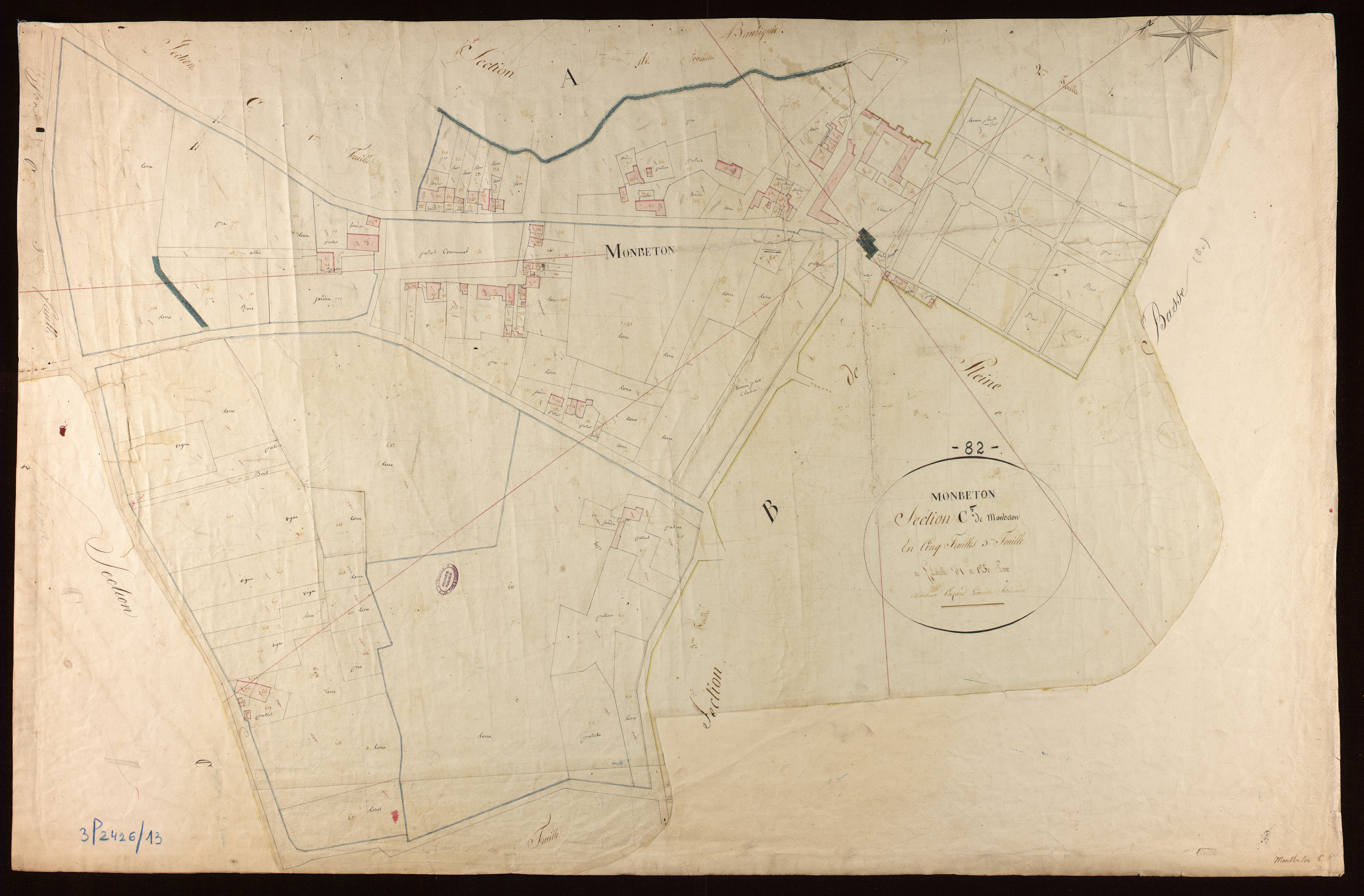 Montbeton - Section C - Montbeton, 5e feuille
