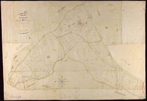 Montbeton - Section B - Plaine Basse, 3e feuille