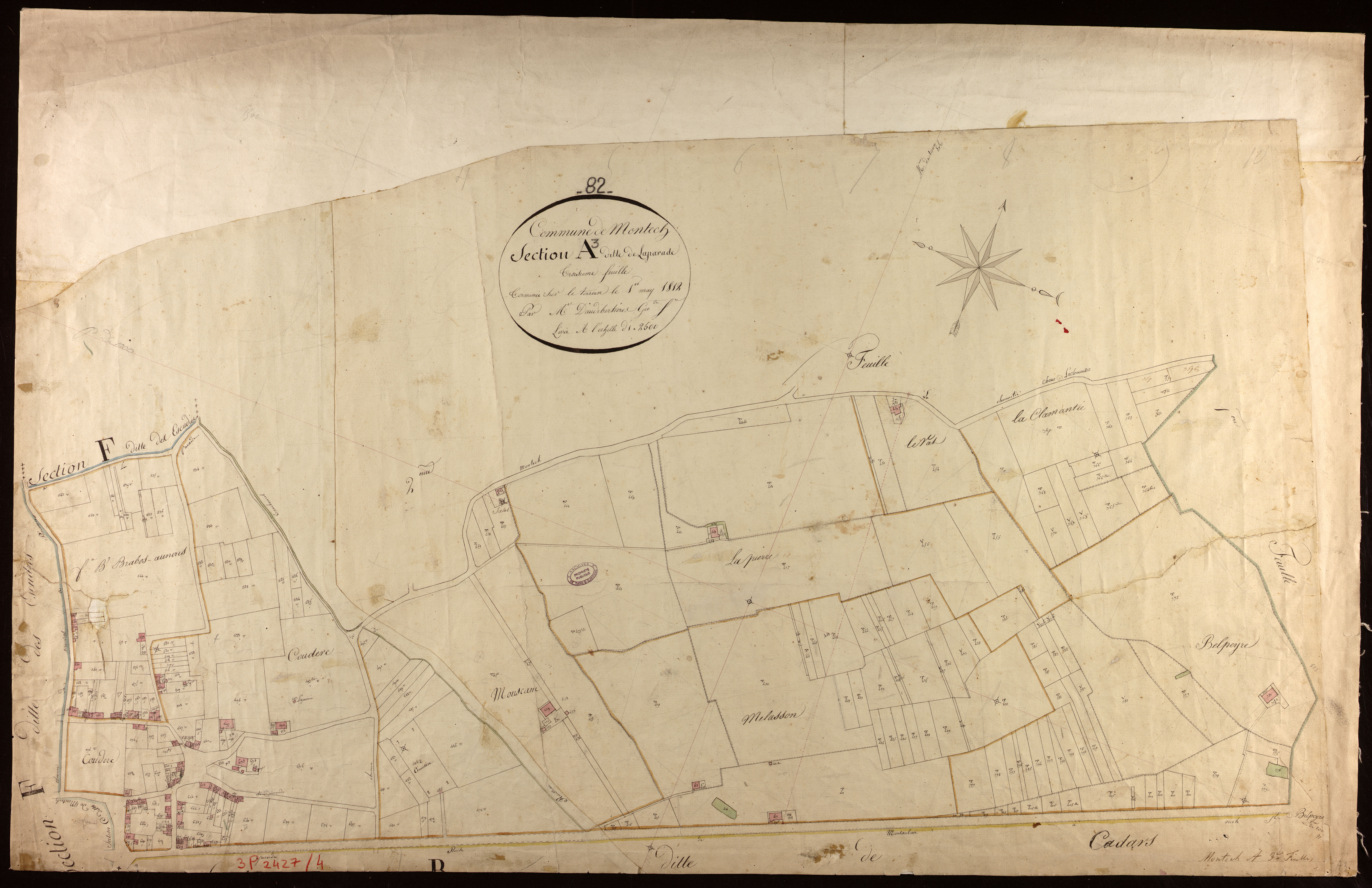 Montech - Section A - Laprade, 3e feuille