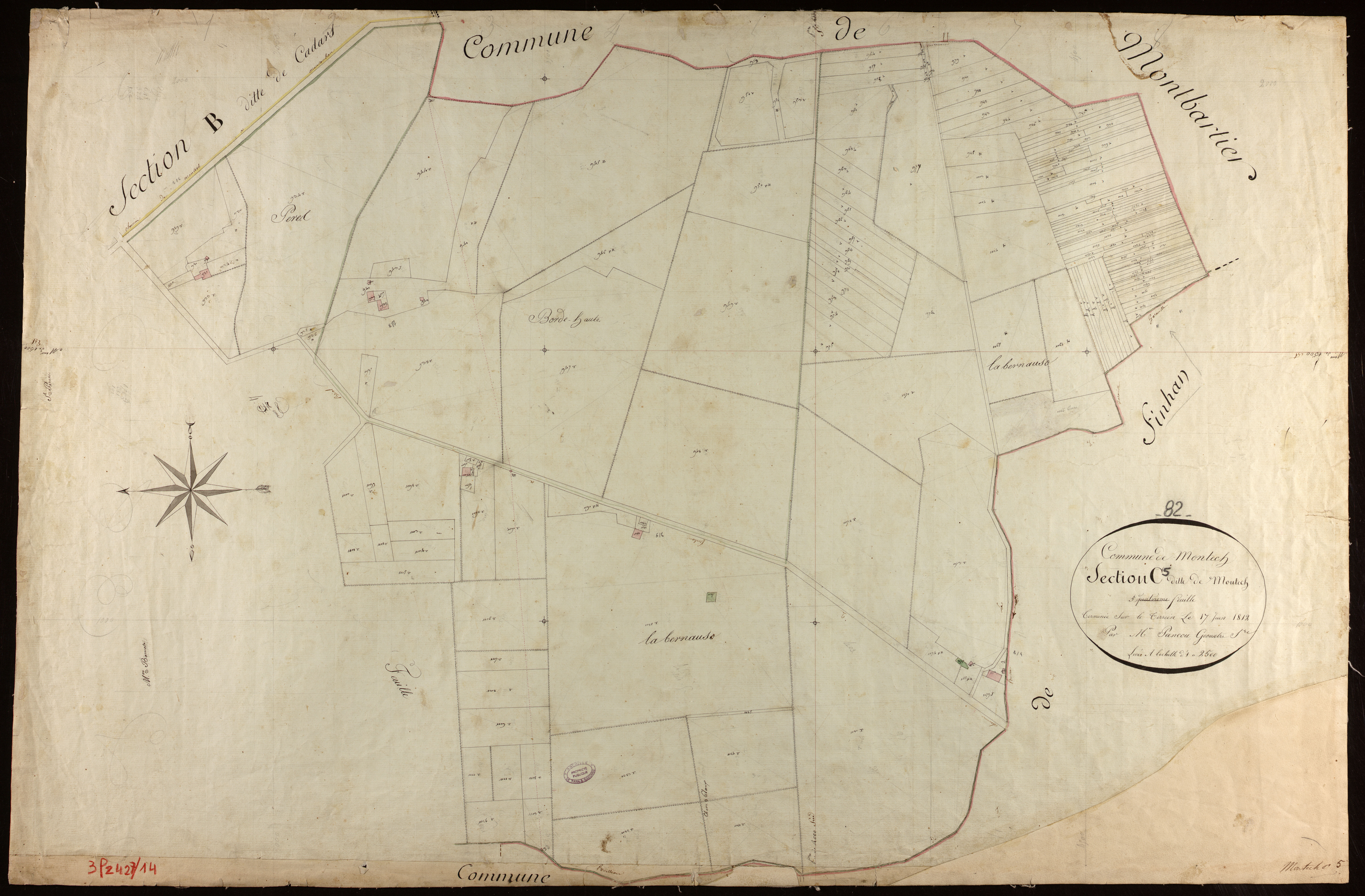 Montech - Section C - Montech, 5e feuille