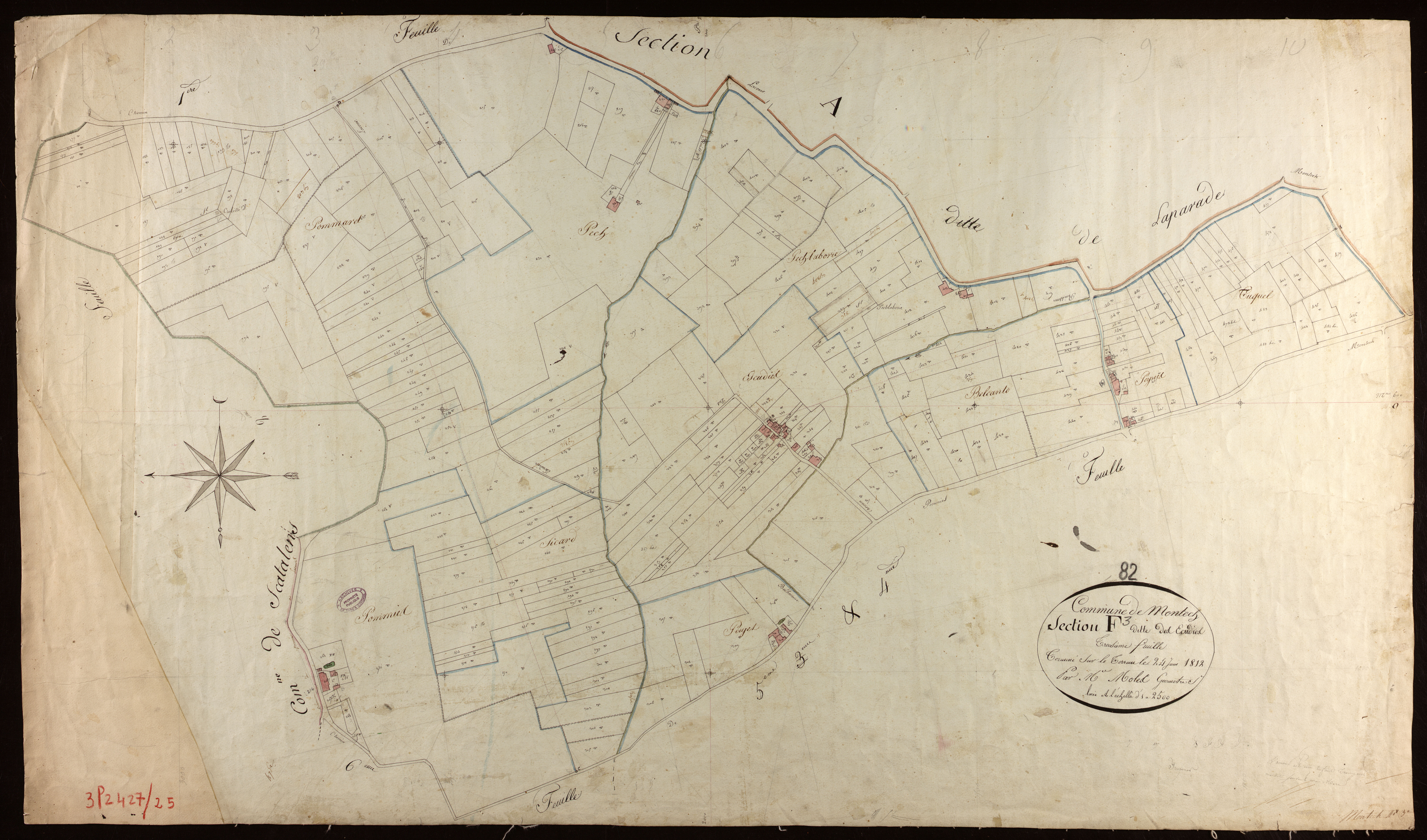 Montech - Section F - Les Escudies, 3e feuille