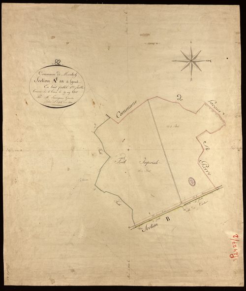 Montech - Section A - Laprade, 1ère feuille
