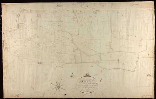 Montech - Section B - Cadars, 1ère feuille