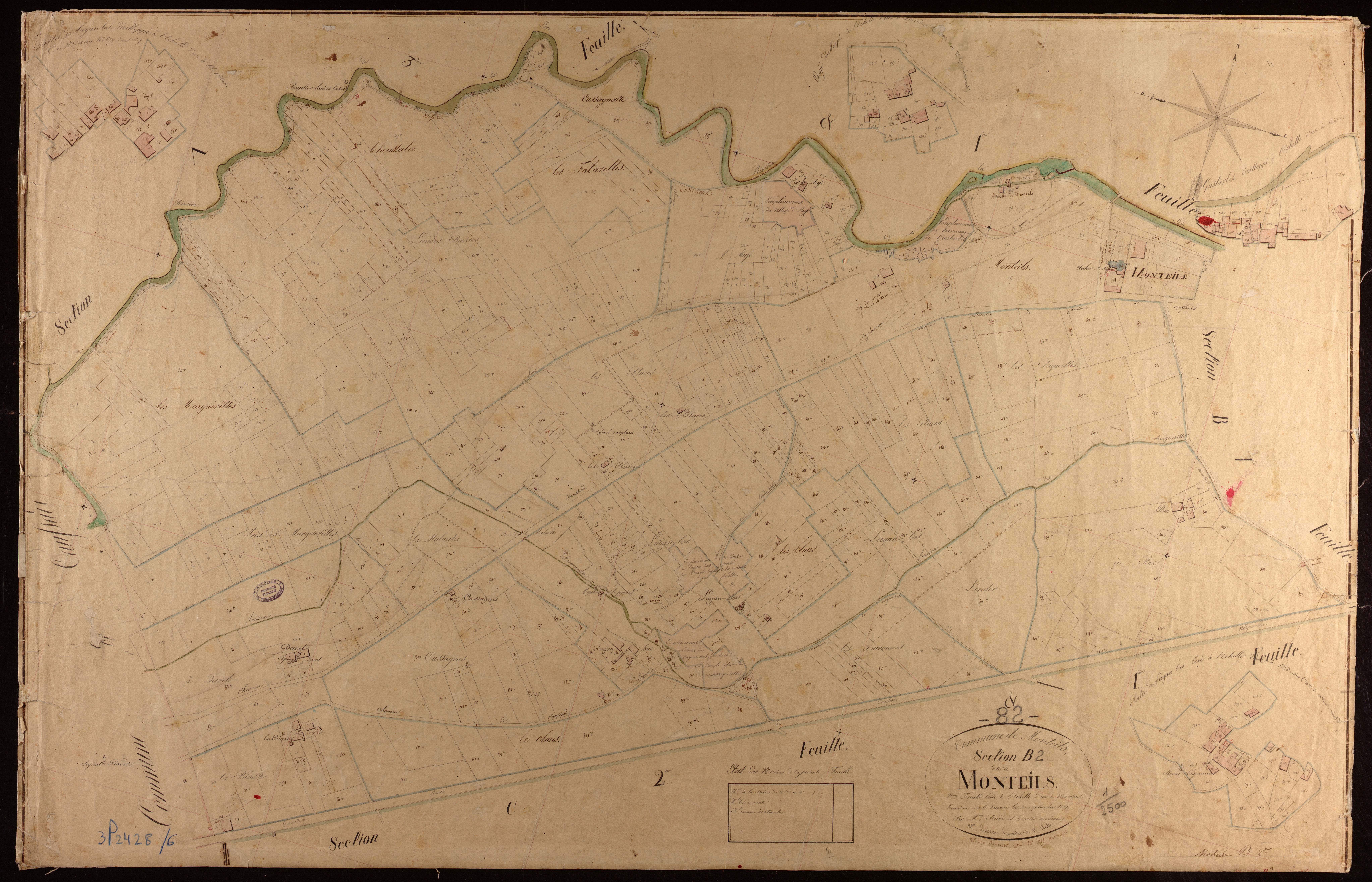 Monteils - Section B - Monteils, 2e feuille