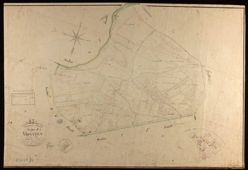 Monteils - Section B - Monteils, 1ère feuille