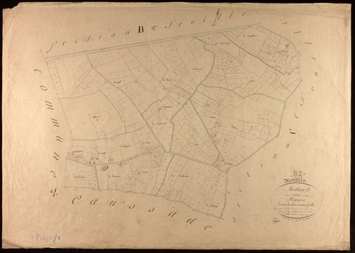 Monteils - Section C - Prunes, 2e feuille