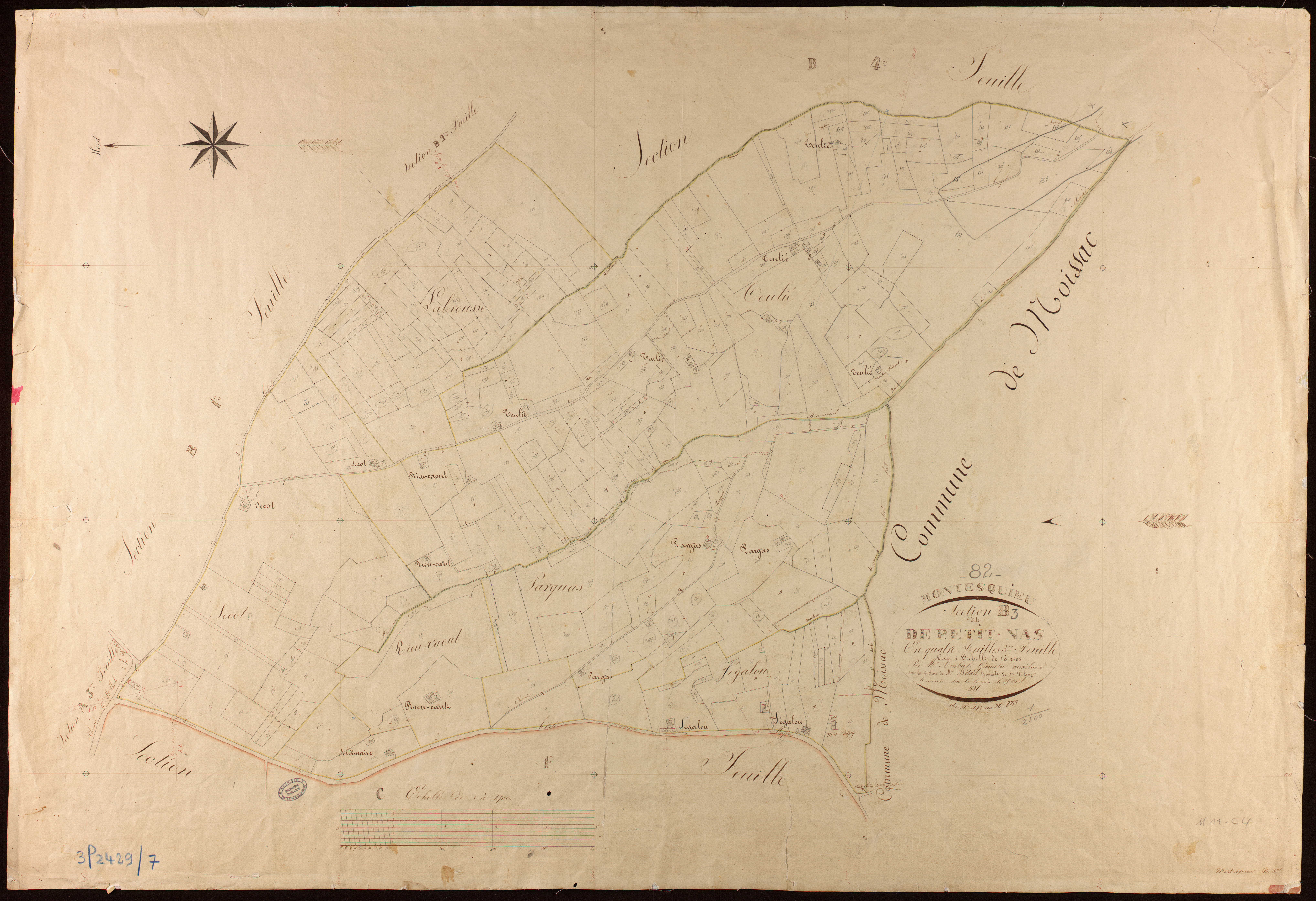 Montesquieu - Section B - Petit-Nas, 3e feuille