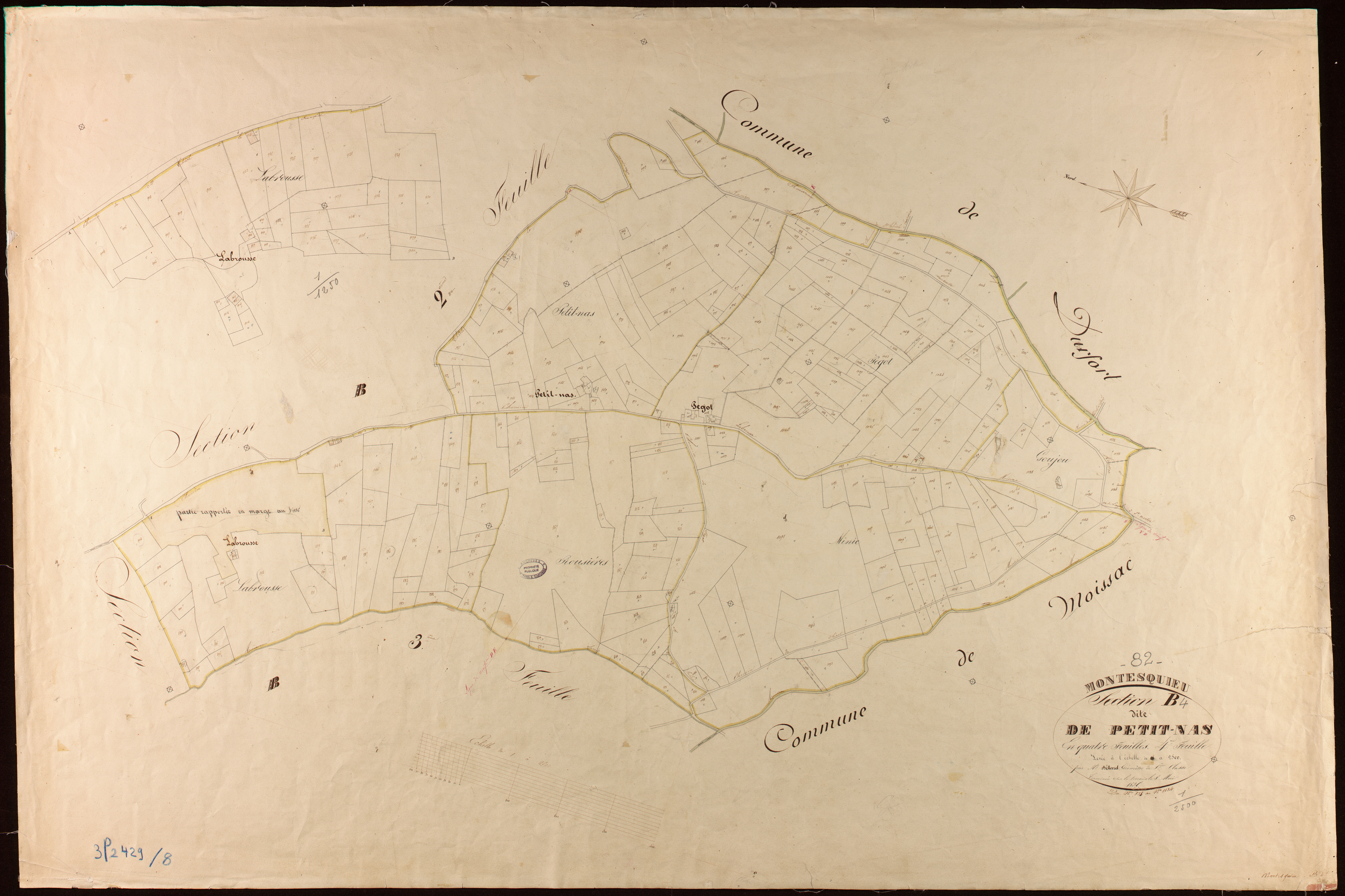 Montesquieu - Section B - Petit-Nas, 4e feuille