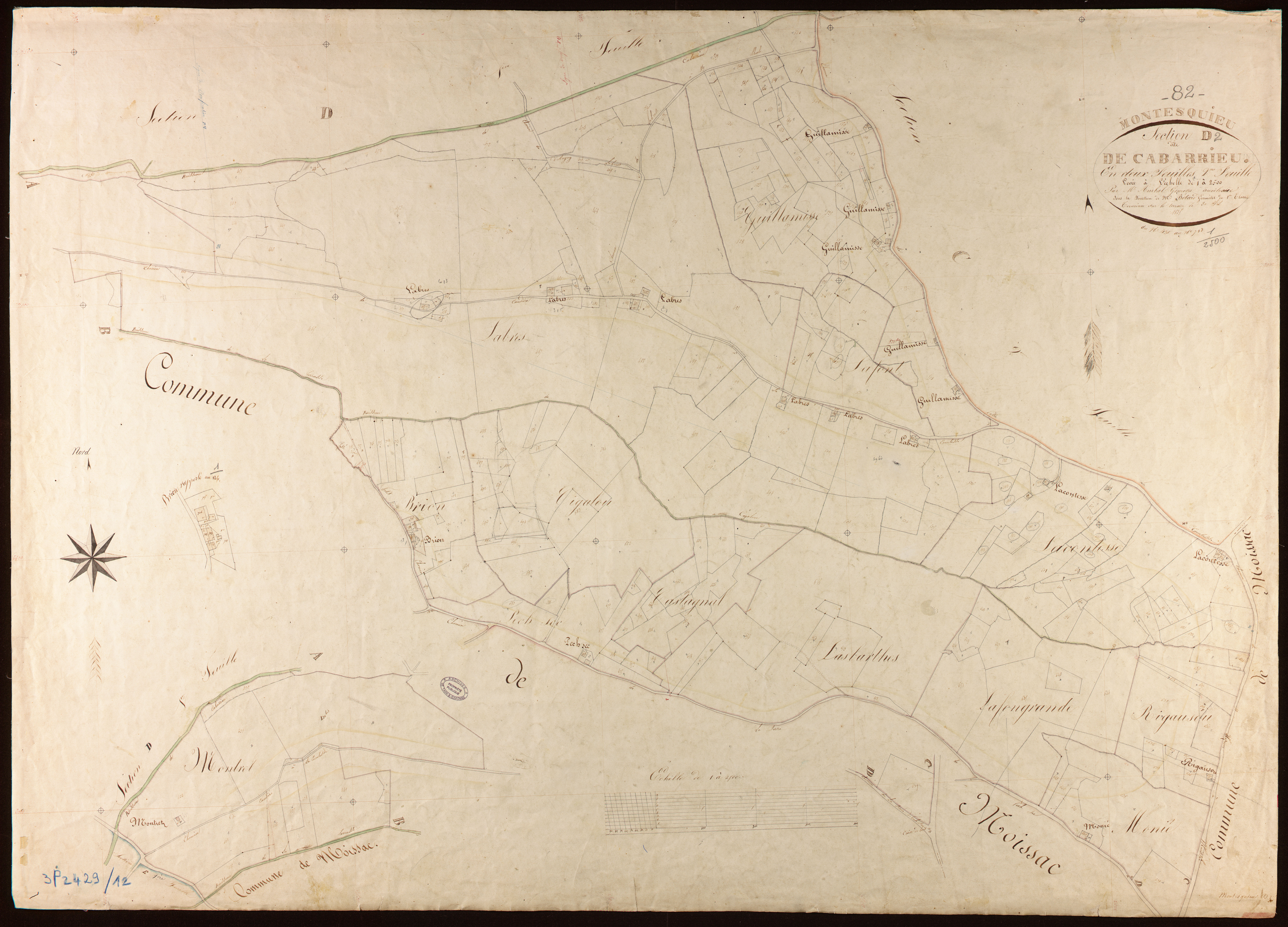 Montesquieu - Section D - Cabarrieu, 2e feuille