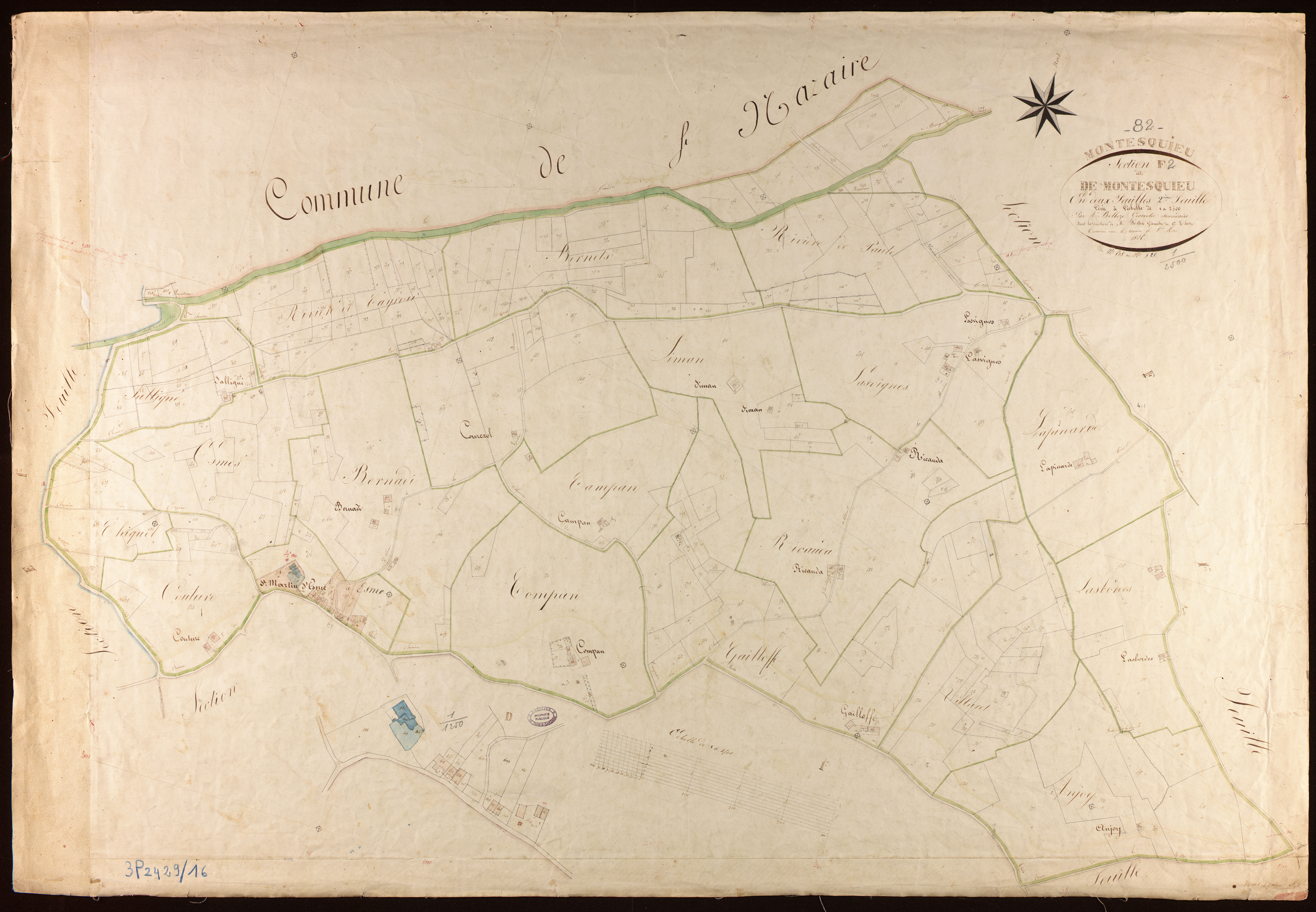 Montesquieu - Section F - Montesquieu, 2e feuille
