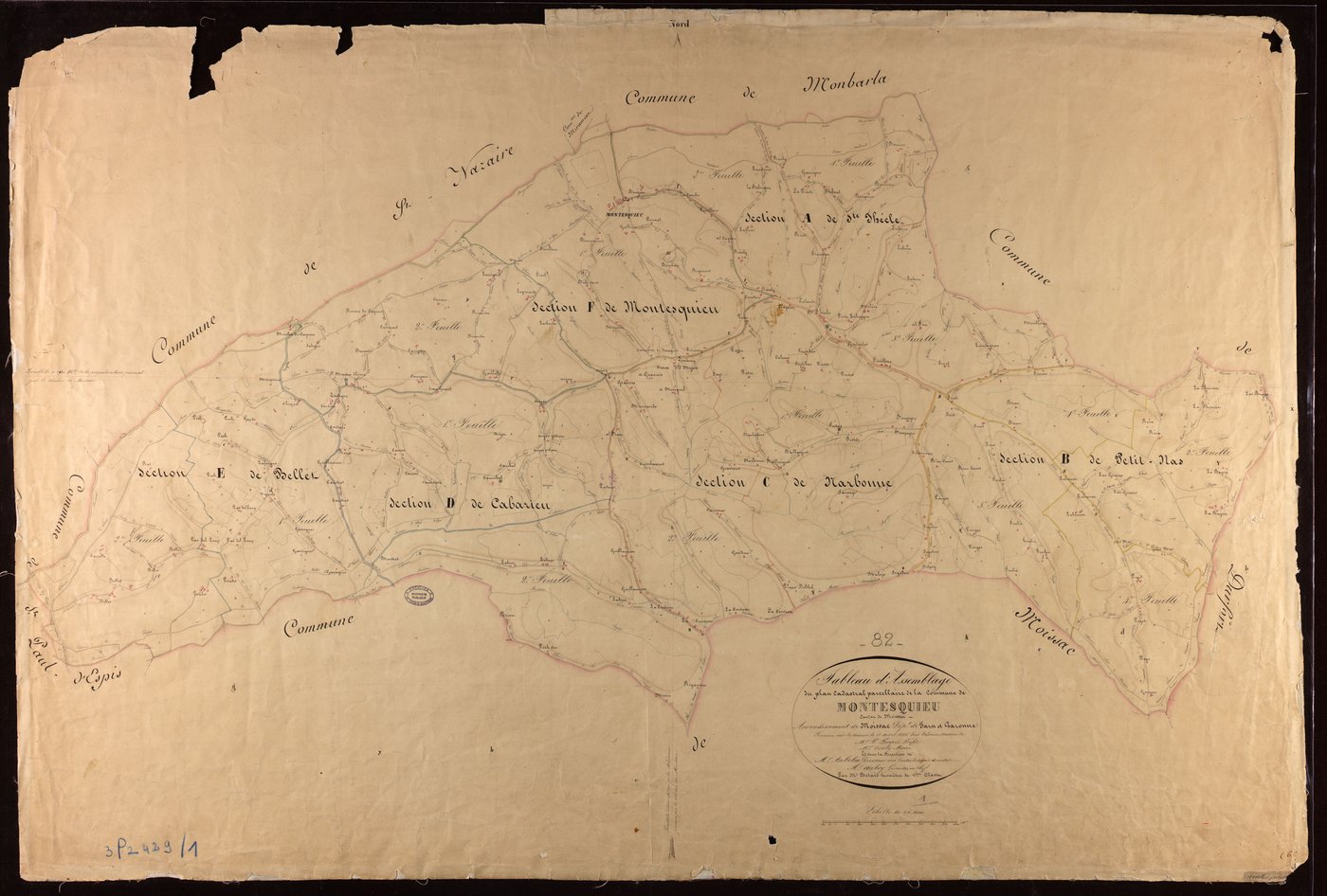 Montesquieu - Tableau d'assemblage
