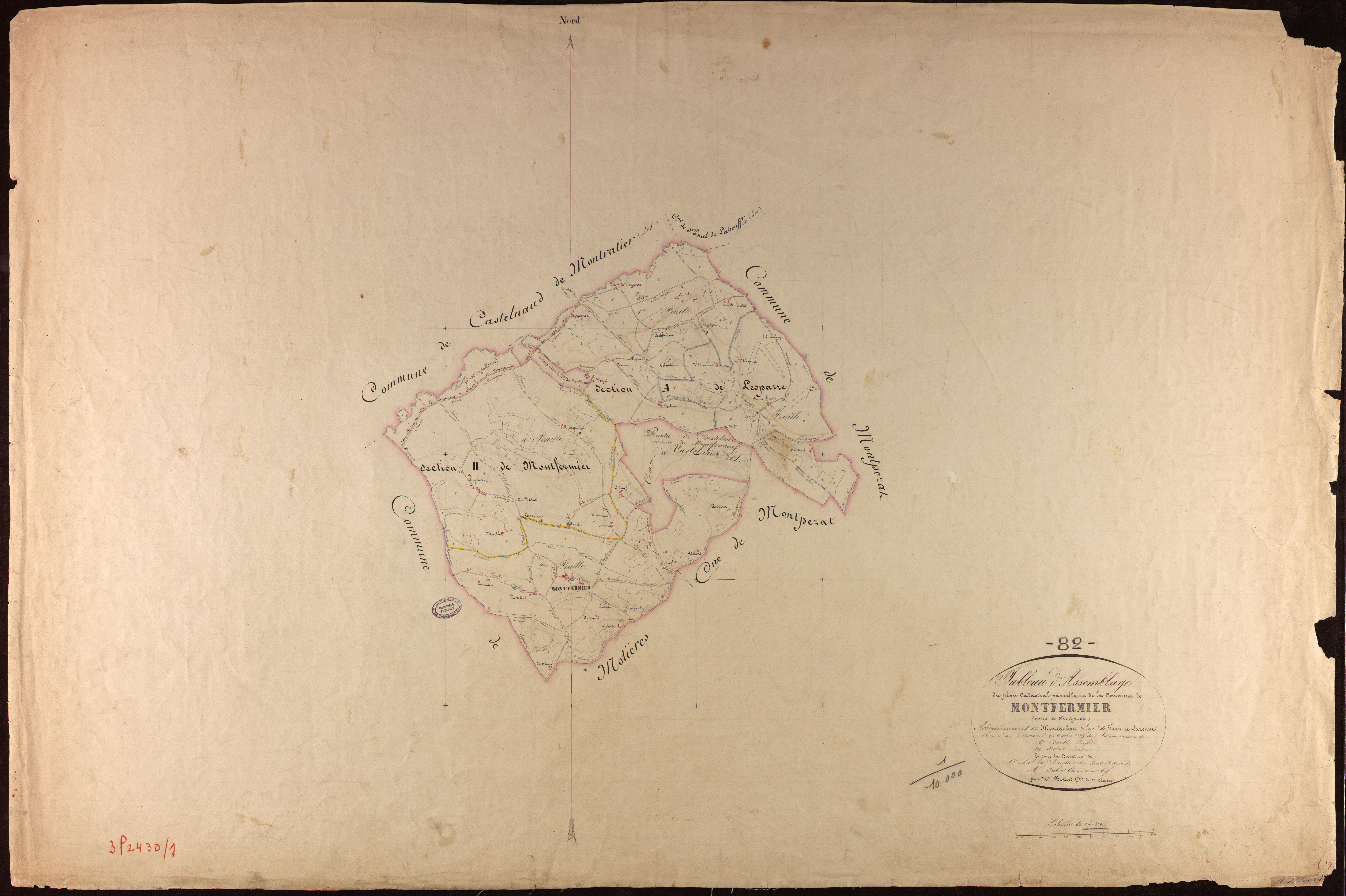Montfermier - Tableau d'assemblage