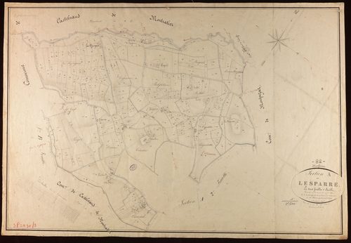 Montfermier - Section A - Lesparre, 1ère feuille