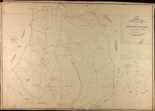 Montfermier - Section B - Montfermier, 1ère feuille