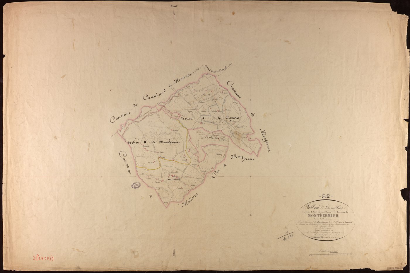 Montfermier - Tableau d'assemblage