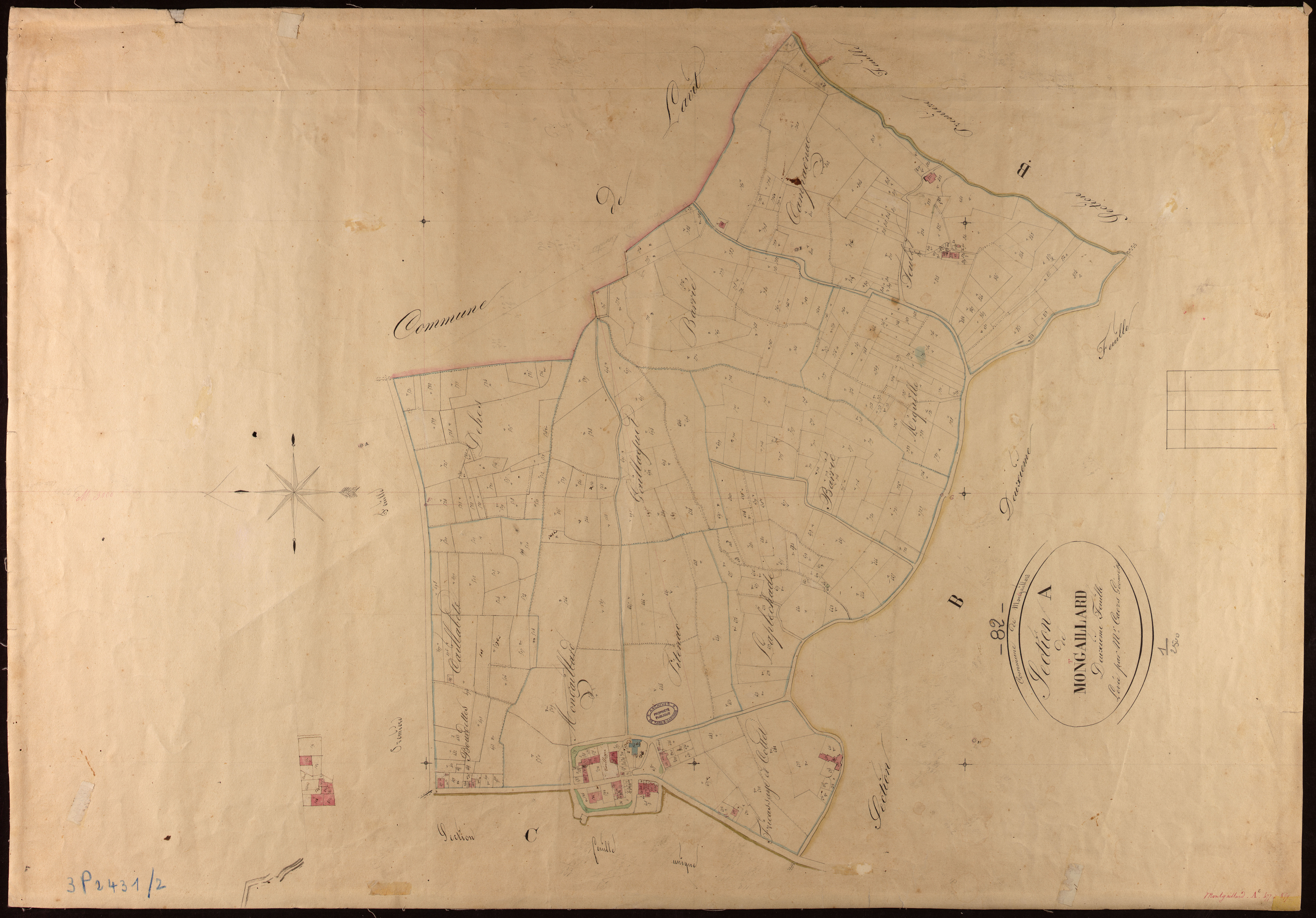 Montgaillard - Section A - Montgaillard, 2e feuille