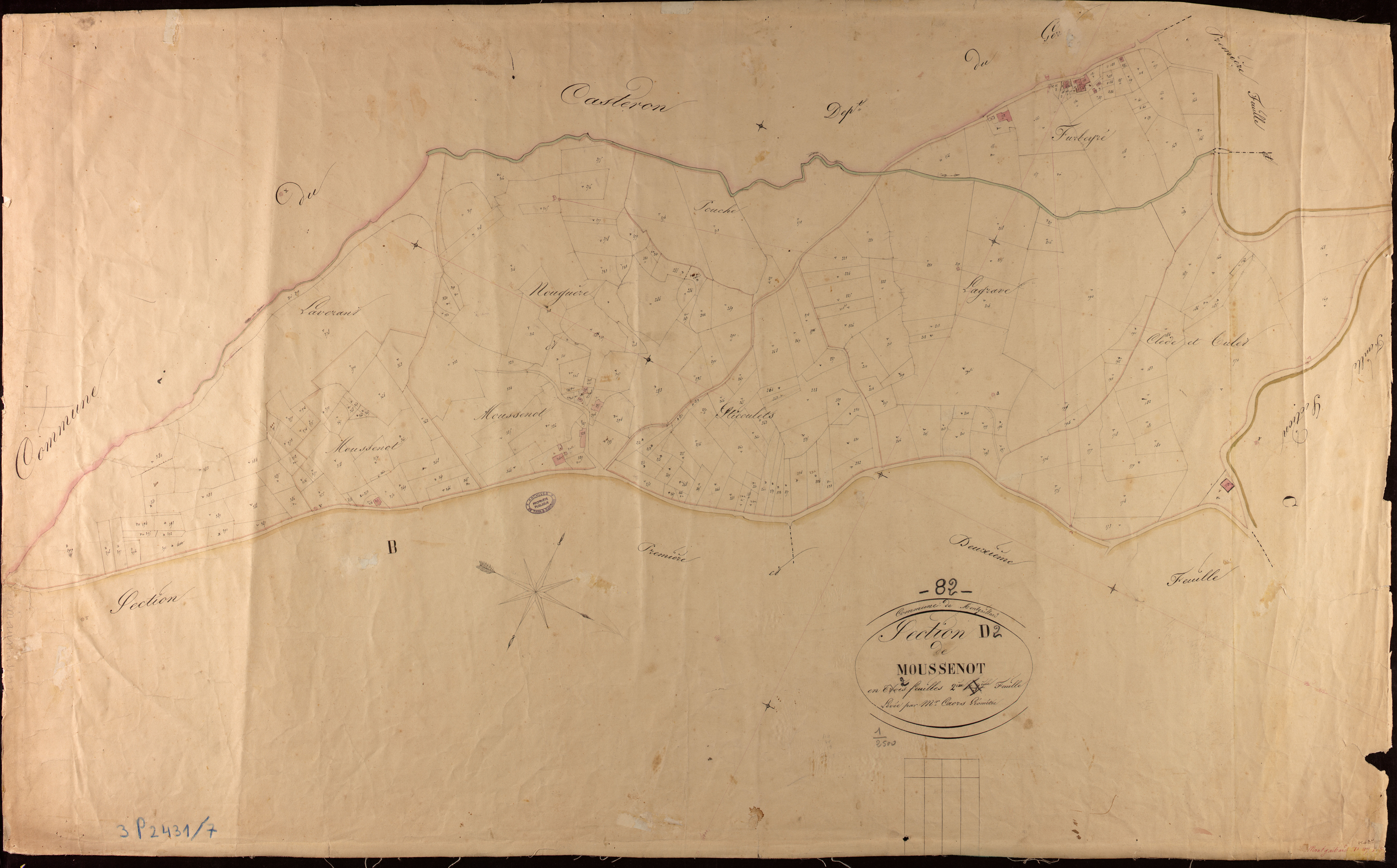 Montgaillard - Section D - Moussenot, 2e feuille