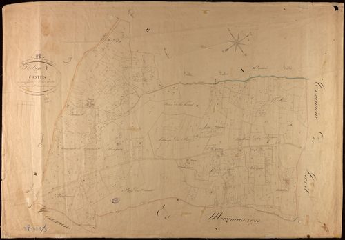 Montgaillard - Section B - Costes, 1ère feuille