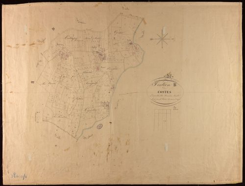 Montgaillard - Section B - Costes, 2e feuille