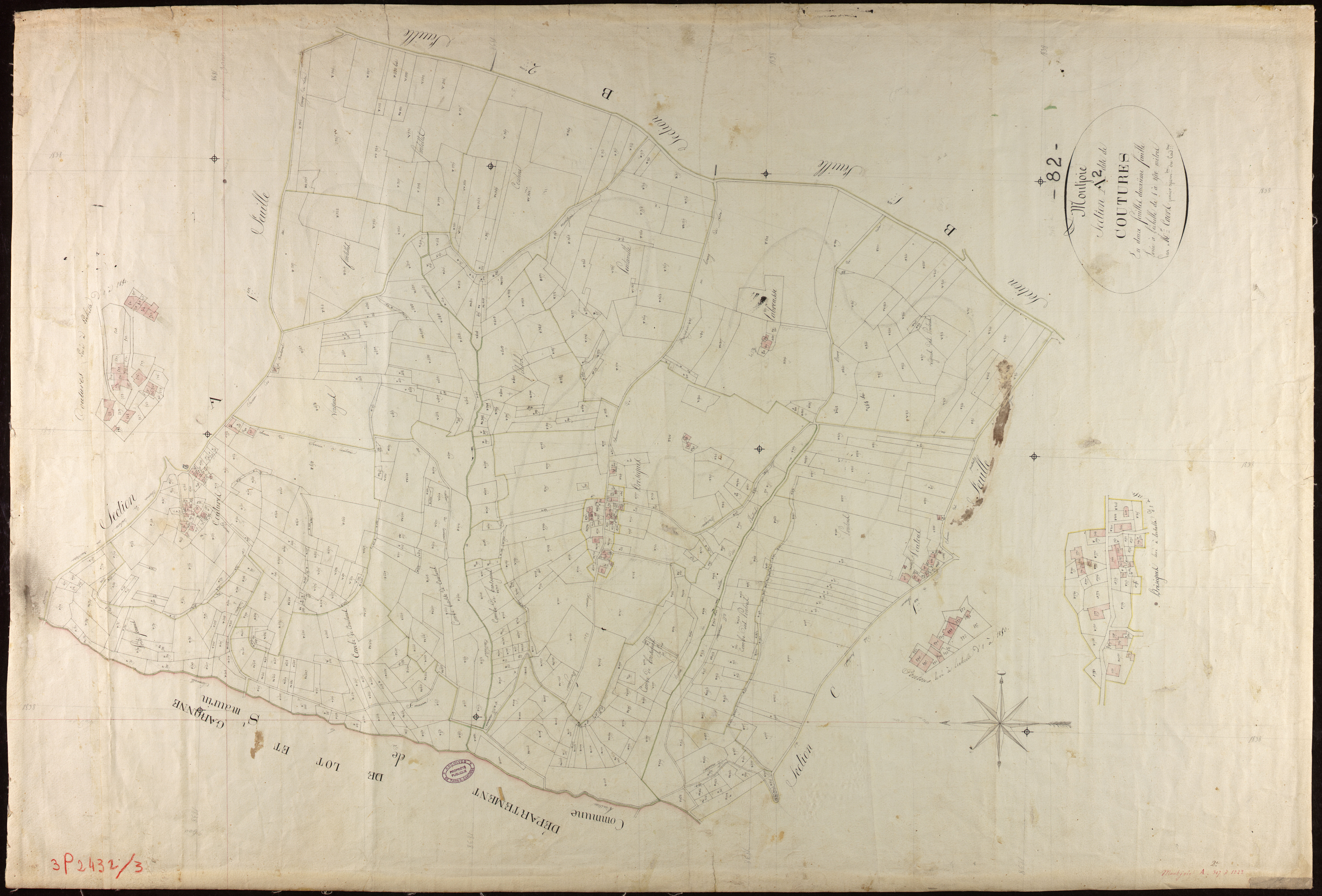 Montjoi - Section A - Coutures, 2e feuille