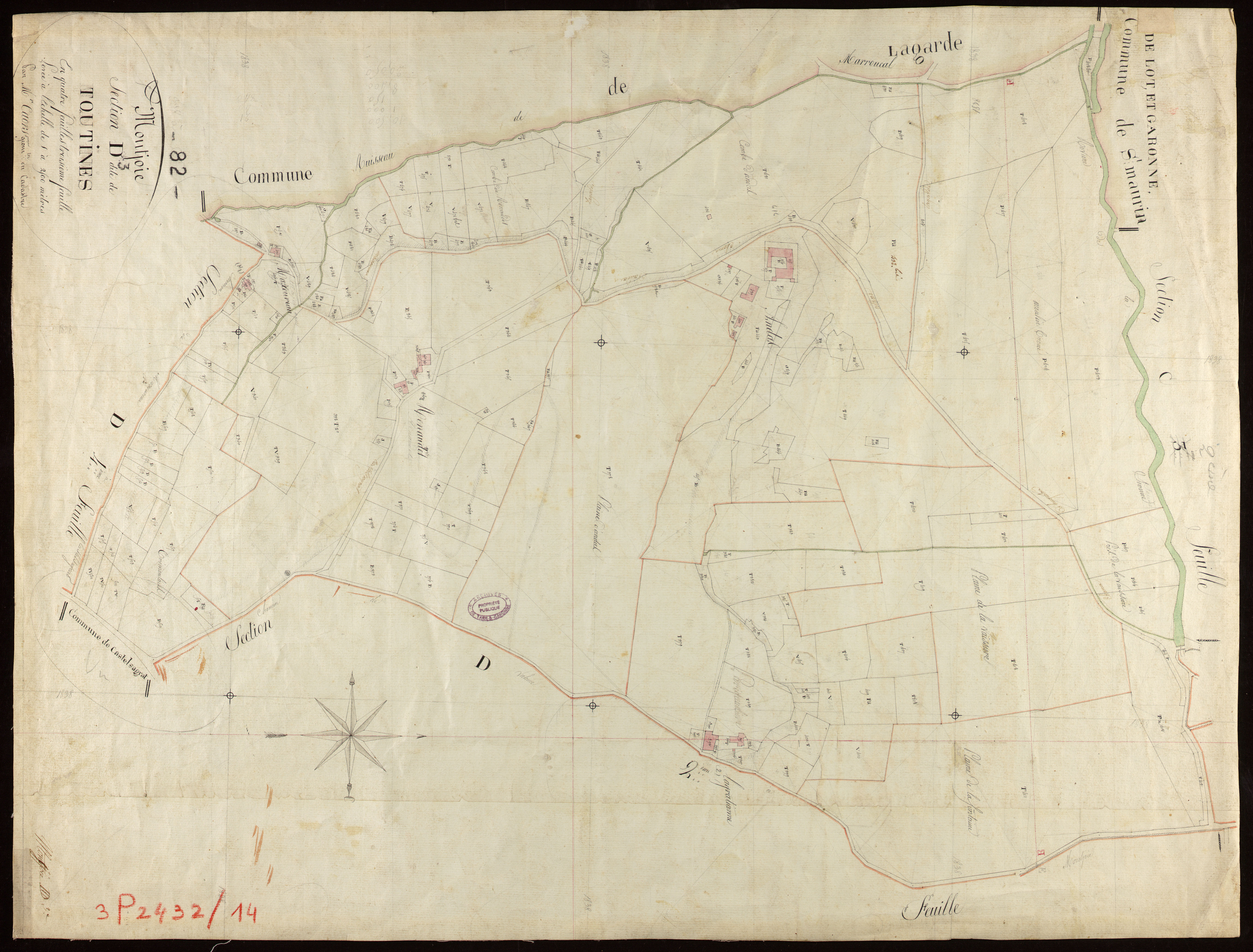 Montjoi - Section D - Toutines, 3e feuille