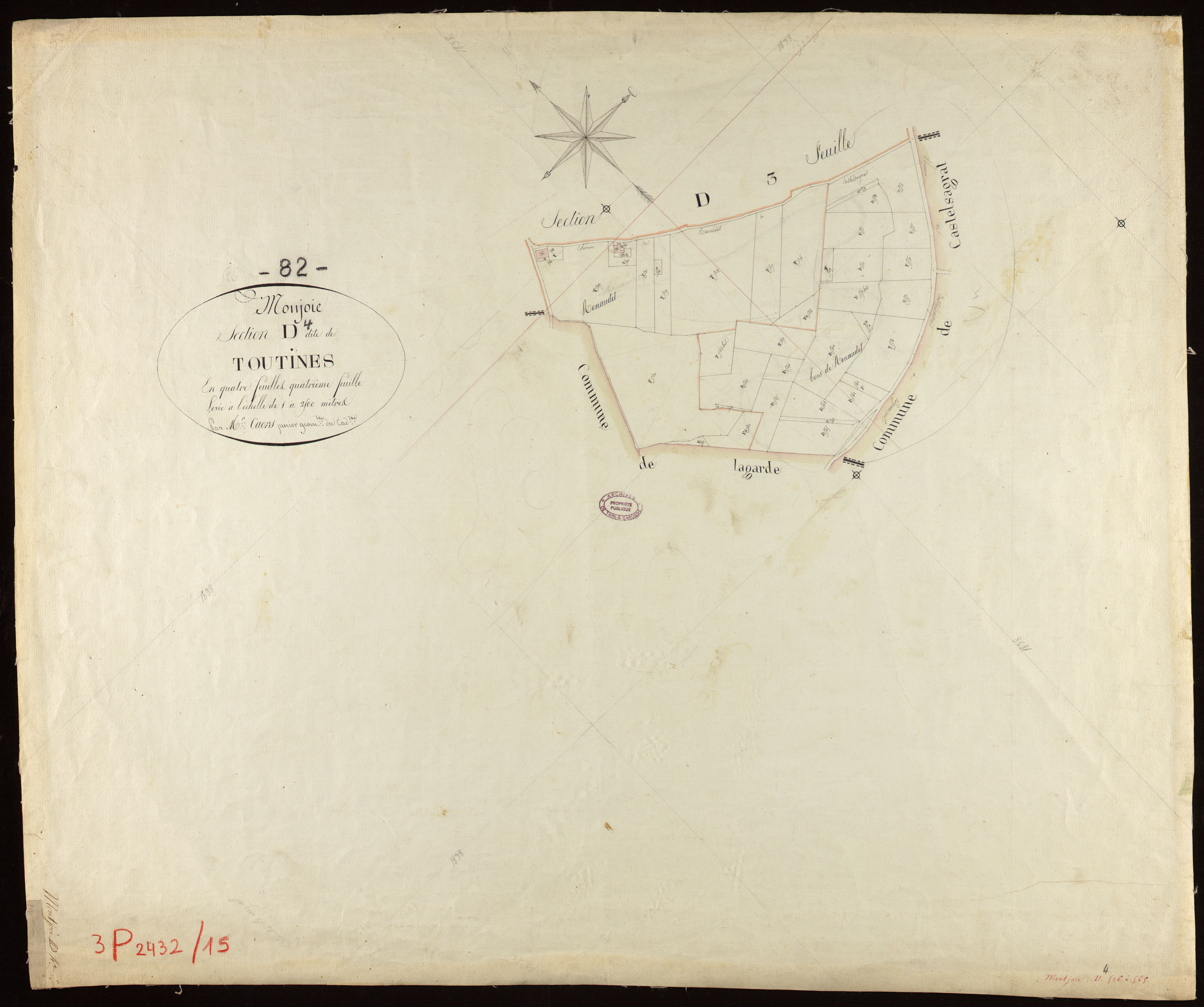 Montjoi - Section D - Toutines, 4e feuille