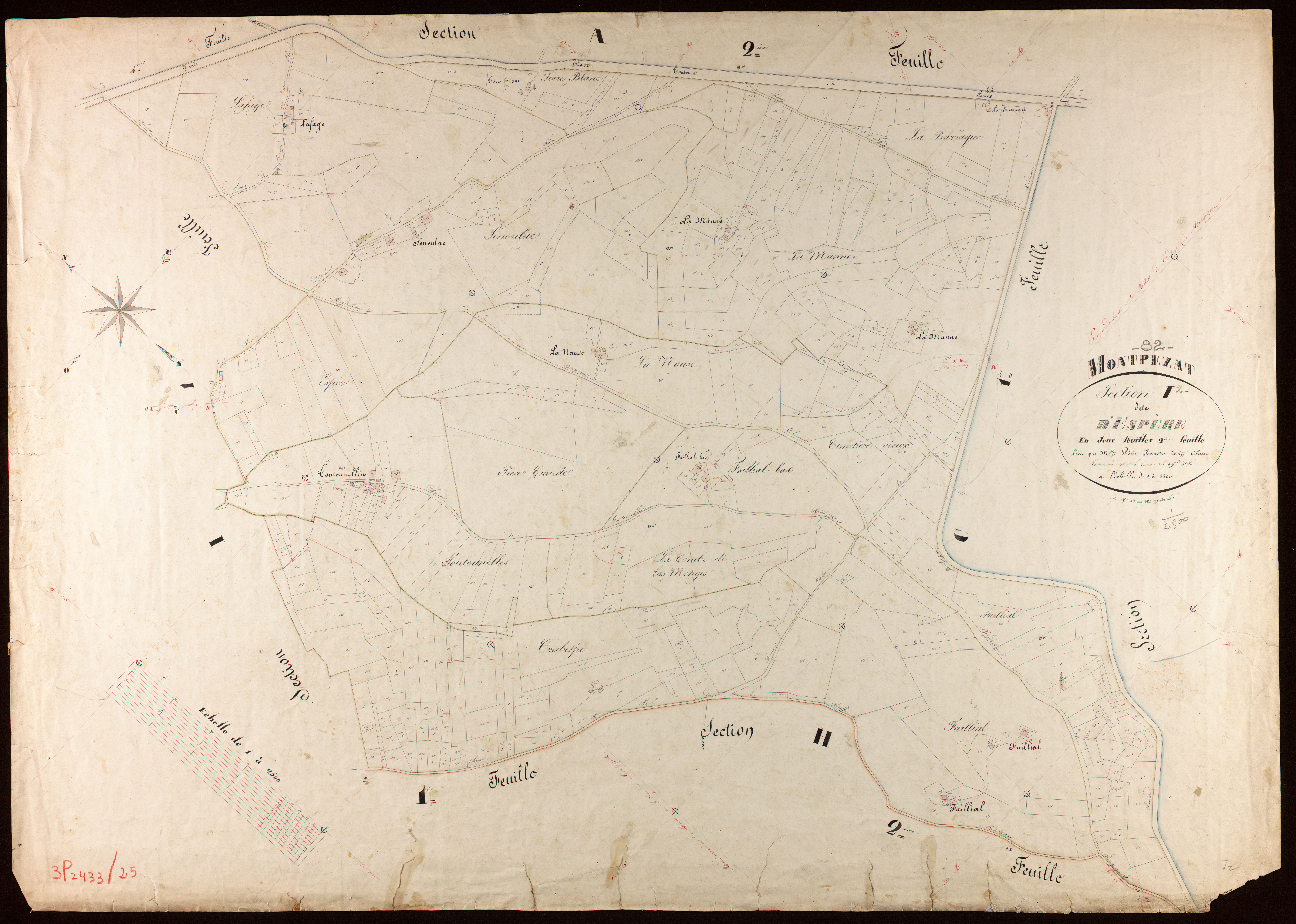 Montpezat-de-Quercy - Section I - Espère, 2e feuille
