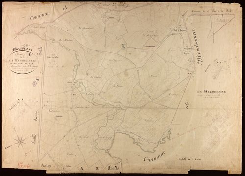 Montpezat-de-Quercy - Section A - La Magdelaine, 1ère feuille