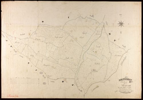Montpezat-de-Quercy - Section D - Manas, 3e feuille