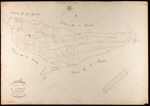 Montpezat-de-Quercy - Section E - Saint-Laurent, 2e feuille